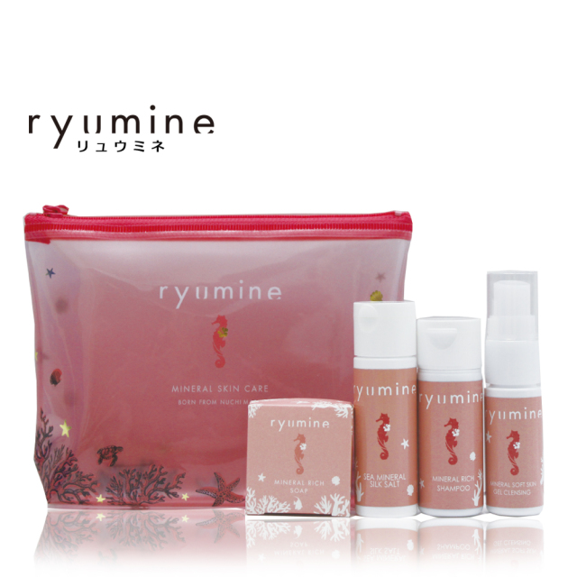 シルクソルトを配合した海のミネラル美容シリーズ「ryumine(リュウミネ)」